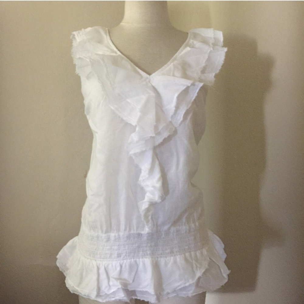 DKNY Ruffled Size 14 Blouse